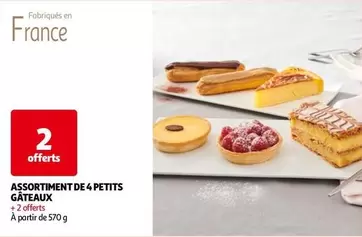 Assortiment De 4 Petits Gâteaux