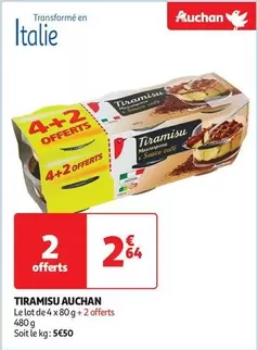 Auchan - Tiramisu