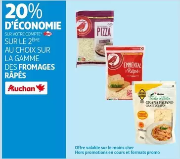 Auchan - Sur La Gamme Des Fromages Râpés