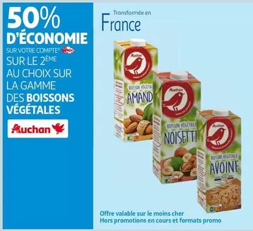 Auchan - Sur La Gamme Des Boissons Végétales