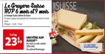 Gruyère AOP Suisse