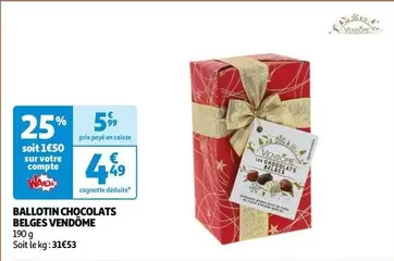 Vendôme - Ballotin Chocolats Belges