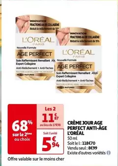 L'Oréal - Creme Jour Age Perfect Anti-âge