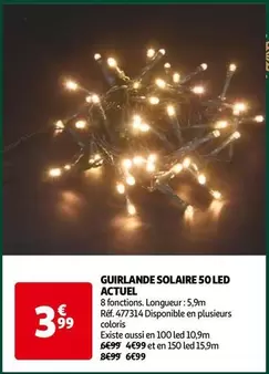 Actuel - Guirlande Solaire 50 Led