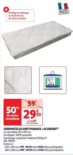 Suprematelas Anti Punaise + Acariens