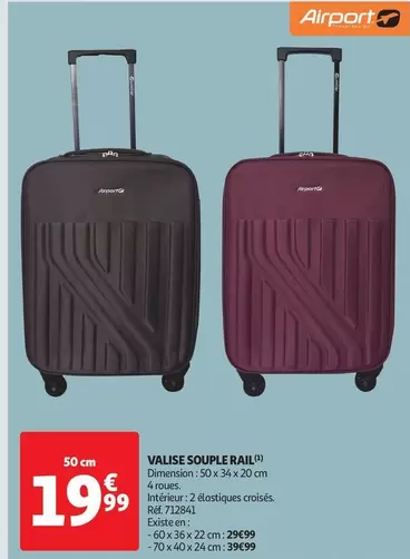 Airport - Valise Souple Rail