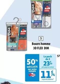 Dim - Boxers Homme 3D Flex