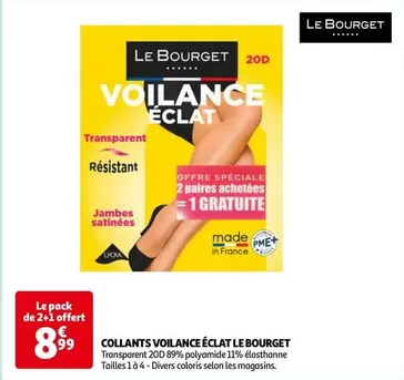 Le Bourget - Collants Voilance Éclat