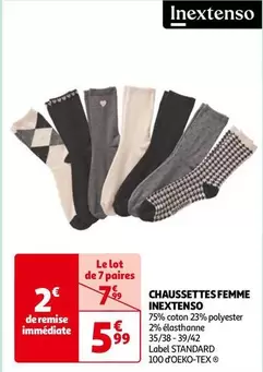 Inextenso - Chaussettes Femme