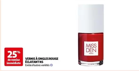 Vernis À Ongles Rouge Éclatant Ins