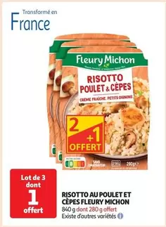 Fleury Michon - Risotto Au Poulet Et Cèpes