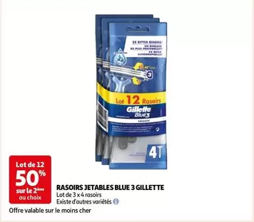 Gillette - Rasoirs Jetables Blue 3