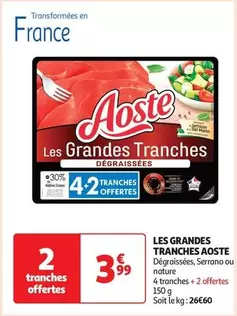 Aoste - Les Grandes Tranches