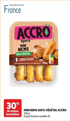 Accro - Mini Nems 100% Végétal