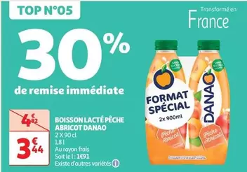 Danao - Boisson Lacté Pêche Abricot