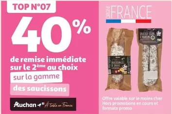 Auchan - Sur La Gamme Des Saucissons