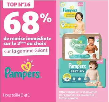 Pampers - Sur La Gamme Géant