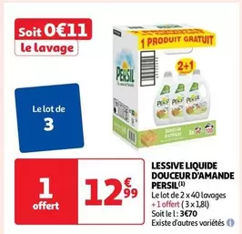 Persil - Lessive Liquide Douceur D'Amande