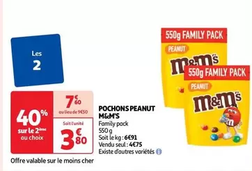 M&M's - Pochons Peanut