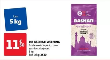 Wei Ming - Riz Basmati