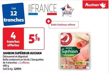 Auchan - Jambon Supérieur