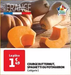 Courge Butternut, Spaghetti Ou Potimarron