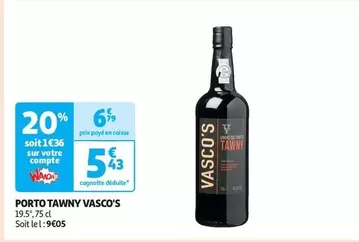 Vasco's - Porto Tawny 