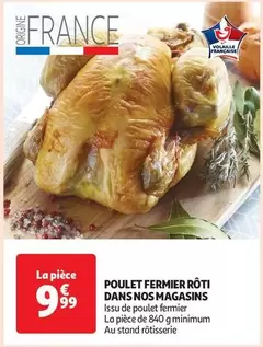 Poulet Fermier Rôti Dans Nos Magasins