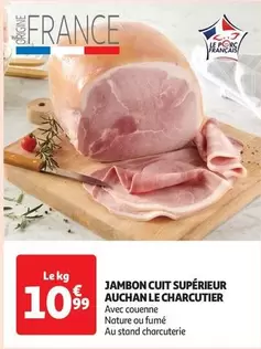 Auchan - Jambon Cuit Supérieur Le Charcutier