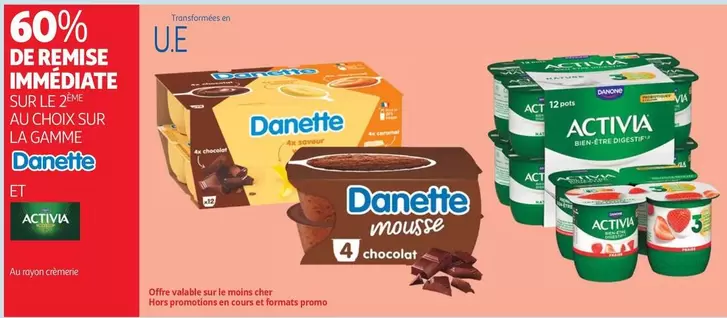 Danone - Sur La Gamme Danette Et Activia