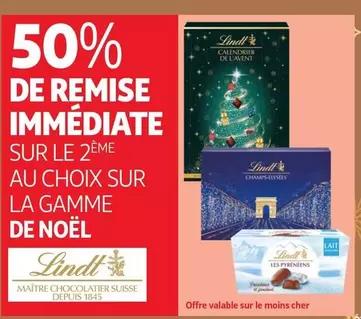 Lindt - Sur La Gamme De Noel