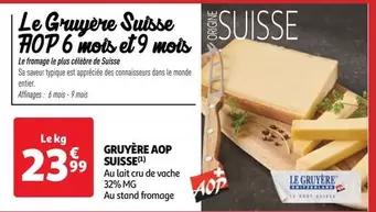 Gruyère AOP Suisse