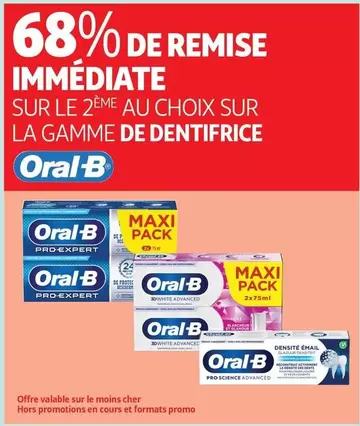 Oral-B - Sur La Gamme De Dentifrice