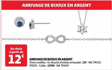 Arrivage De Bijoux En Argent