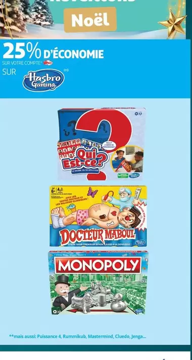 Hasbro: Découvrez Hasbro - Qui Est-ce?, Docteur Mabout et Monopoly - des jeux incontournables pour toute la famille!