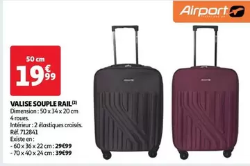 Airport - Valise Souple Rail