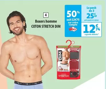 Dim - Boxers Homme Coton Stretch