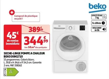 Beko - Seche-Linge Pompe A Chaleur DOH1710 