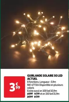 Actuel - Guirlande Solaire 50 Led