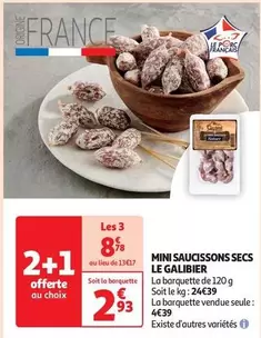 Le Galibier - Mini Saucissons Secs