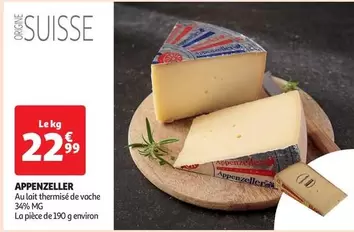 Appenzeller offre à 22,99€ sur Auchan Supermarché