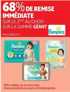 Pampers - Sur La Gamme Géant