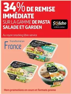 Sodebo - Sur La Gamme De Pasta Salade Et Garden