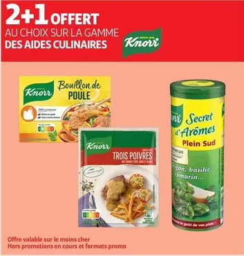 Knorr - Au Choix Sur La Gamme Des Aides Culinaires