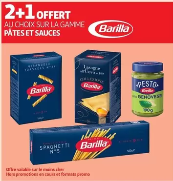 Barilla - Au Choix Sur La Gamme Pates Et Sauces