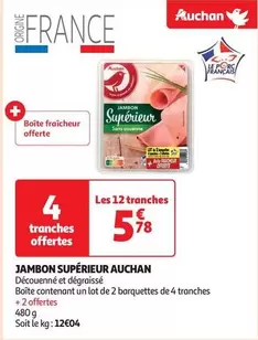 Auchan - Jambon Supérieur