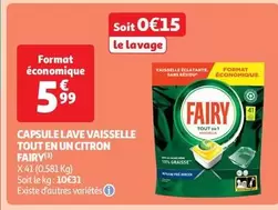 Fairy - Capsule Lave Vaisselle Tout En Un Citron