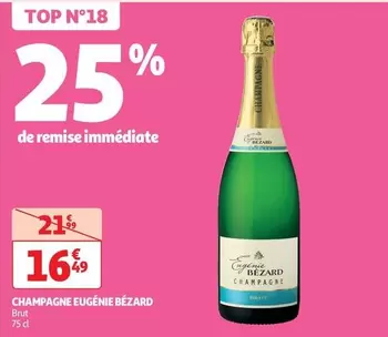 Eugénie Bézard - Champagne  offre à 16,49€ sur Auchan Supermarché