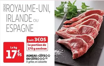 Agneau: Côte Ou Côte