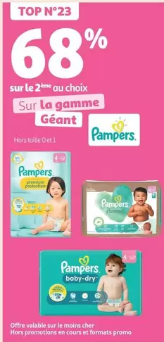 Pampers - Sur La Gamme Géant